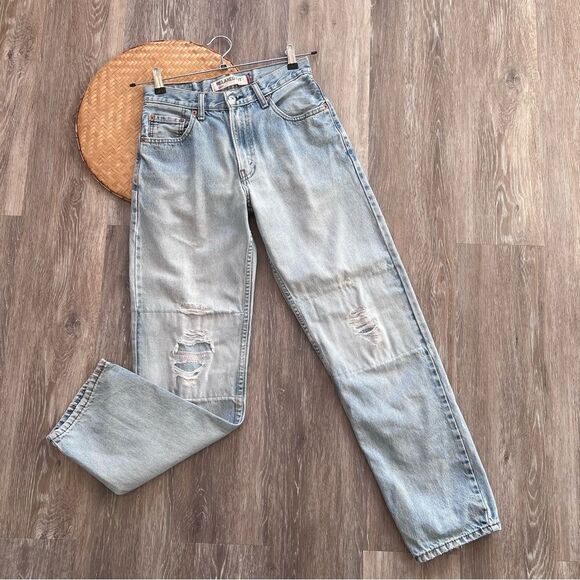 Vintage‎ Levi’s 550 distressed jeans women’s size 29 - Picture 1 of 6